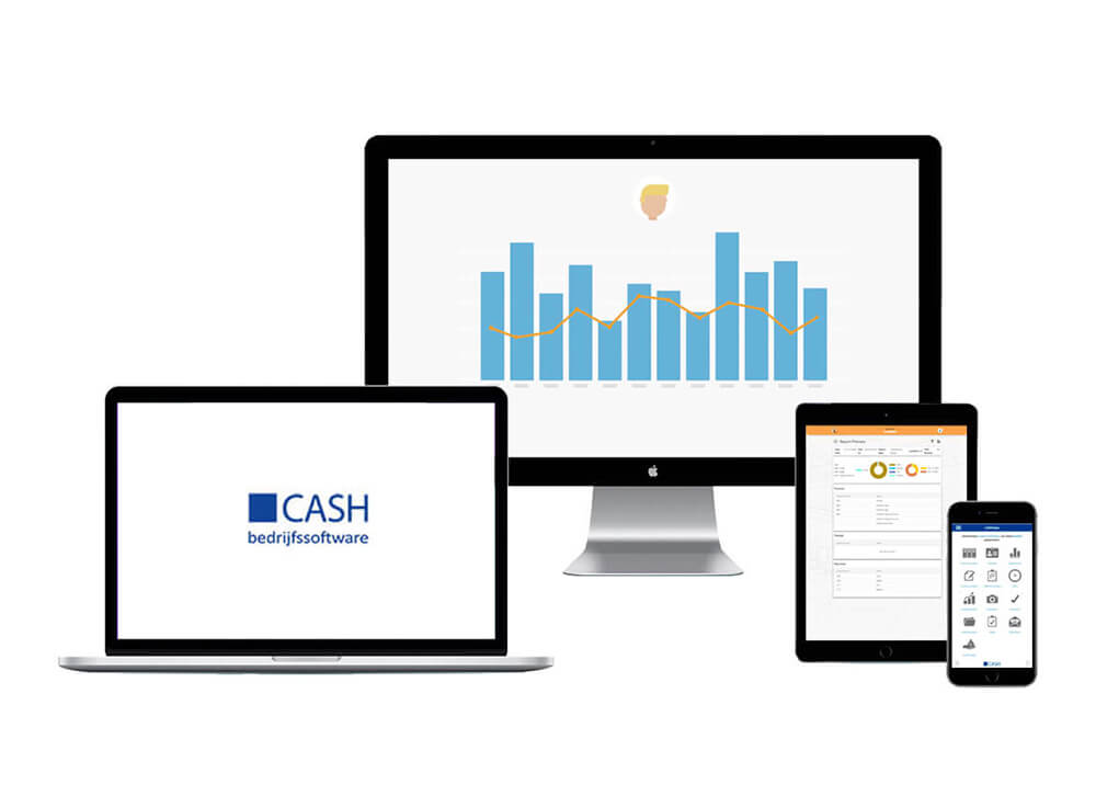 horeca kassa cash koppeling boekhouding op verschillende devices